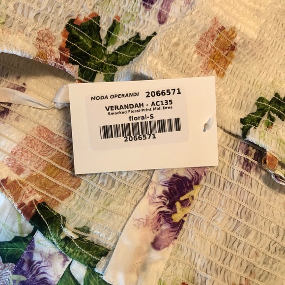 Verandah smocked silky dress moda operandi size small NWT Matchesfashion - Picture 3 of 7